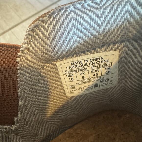 REEF Swami Suede Chelsea Tan Boots Cork Footbed Men’s Size 10 - Picture 13 of 15